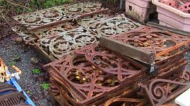 Antique Iron fences